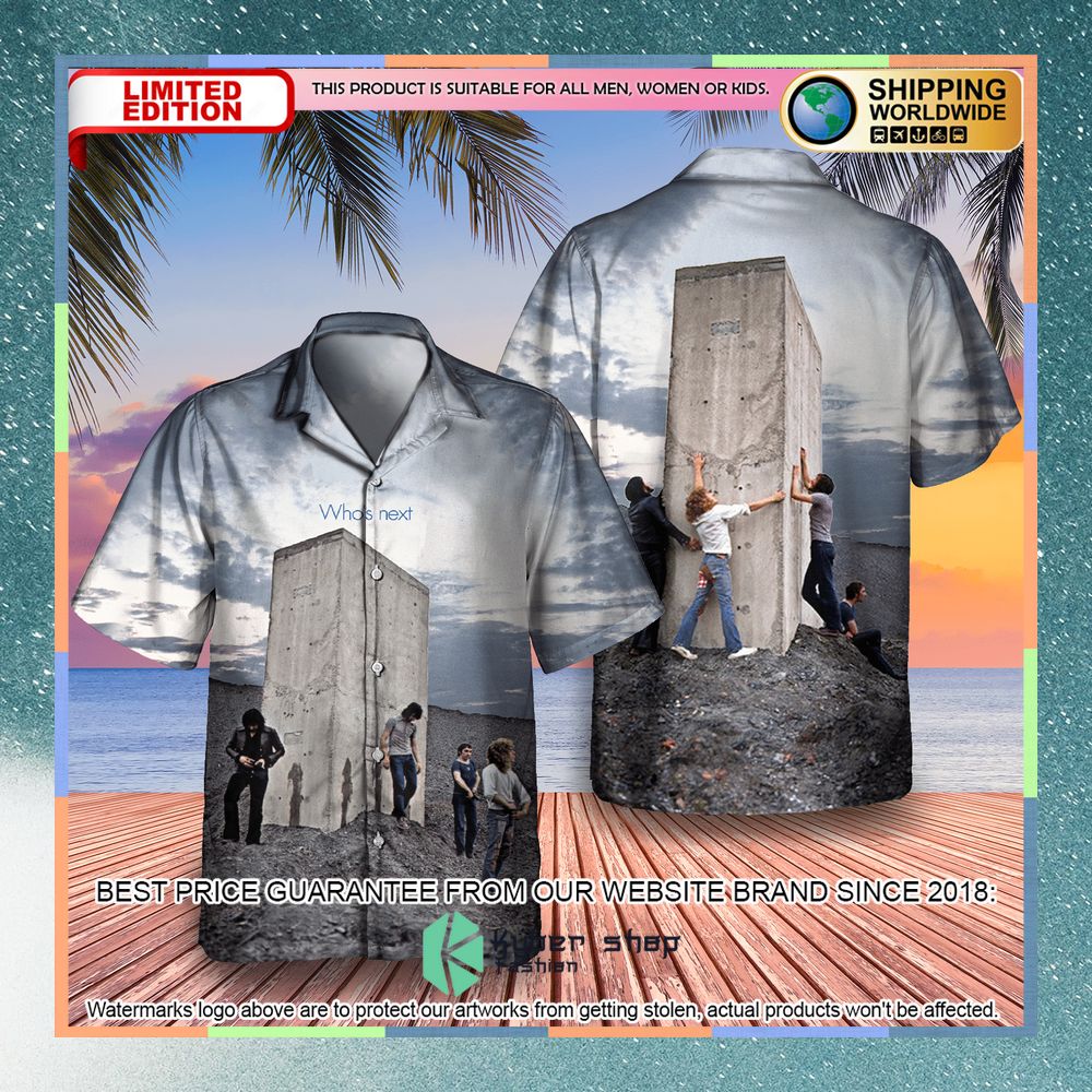 the who band whos next album hawaiian shirt 1 866