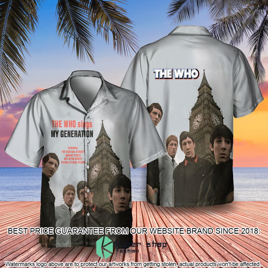 the who sings my generation album hawaiian shirt 1 169