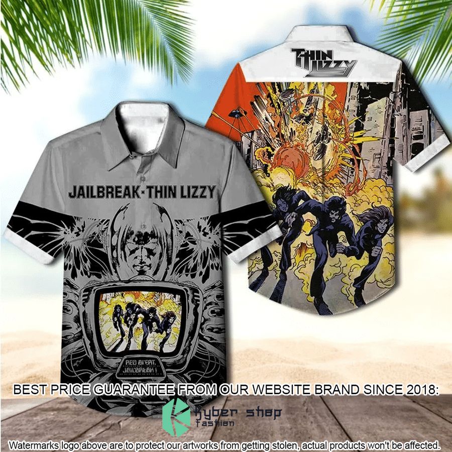 thin lizzy band jailbreak album hawaiian shirt 1 513