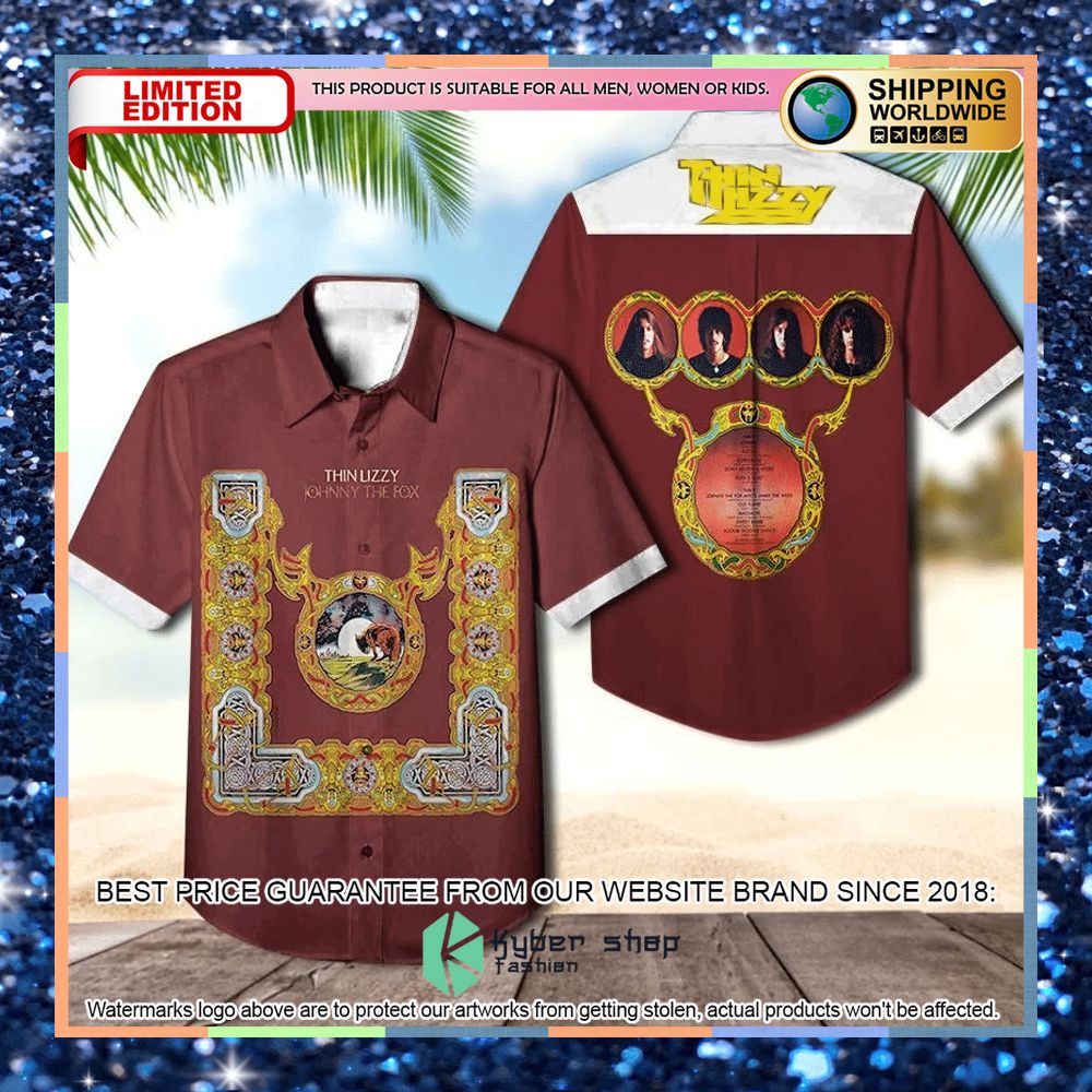 Thin Lizzy Band Johnny The Fox Album Hawaiian Shirt 3 thin lizzy band johnny the fox album hawaiian shirt 1 917