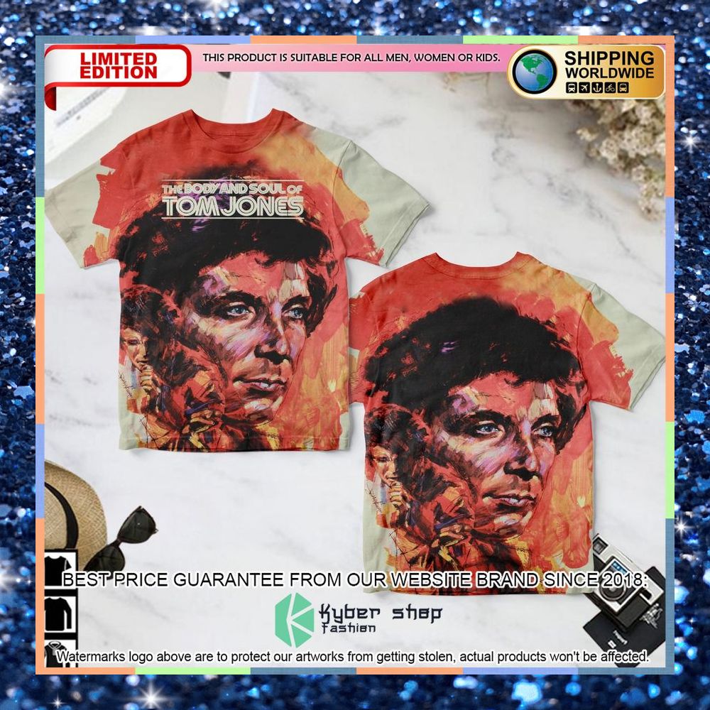 Tom Jones The Body N Soul Of Tom Jones Album T Shirt 3 tom jones the body n soul of tom jones album t shirt 1 128