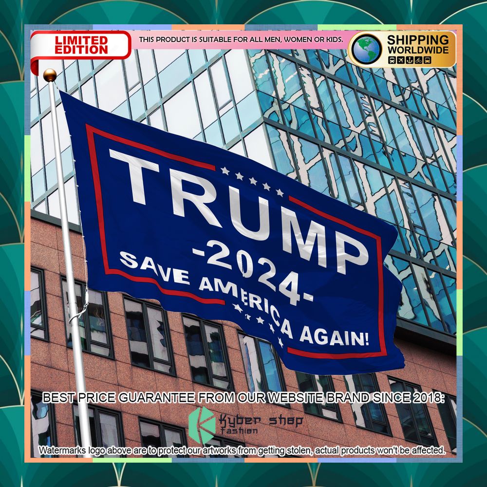 Trump 2024 Save America Again Flag 9 trump 2024 save america again flag 3 756