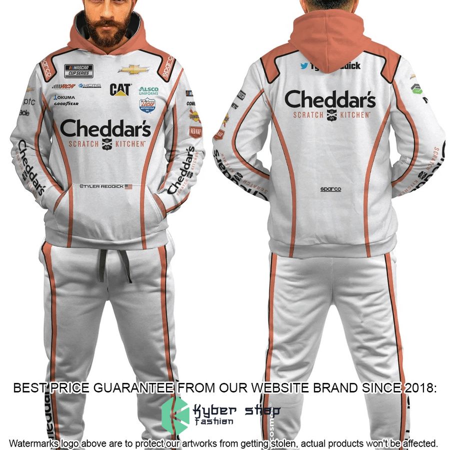 tyler reddick nascar 2022 cheddars hoodie sweatpant 1 671