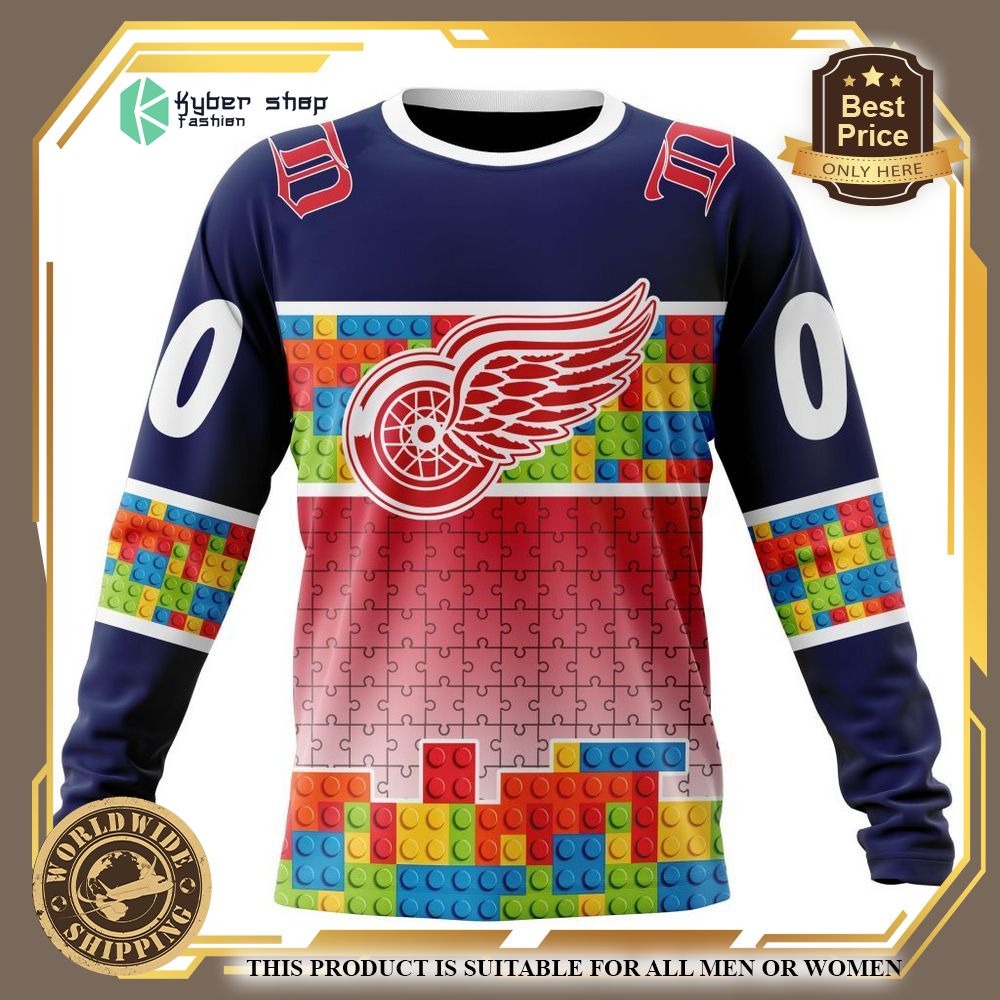 Personalized Detroit Red Wings Autism Awareness Shirt, Hoodie 6 personalized detroit red wings autism awareness shirt hoodie 6