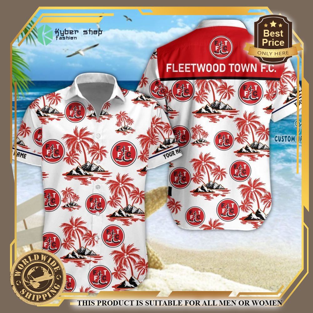 personalized fleetwood town hawaiian shirt shorts 1