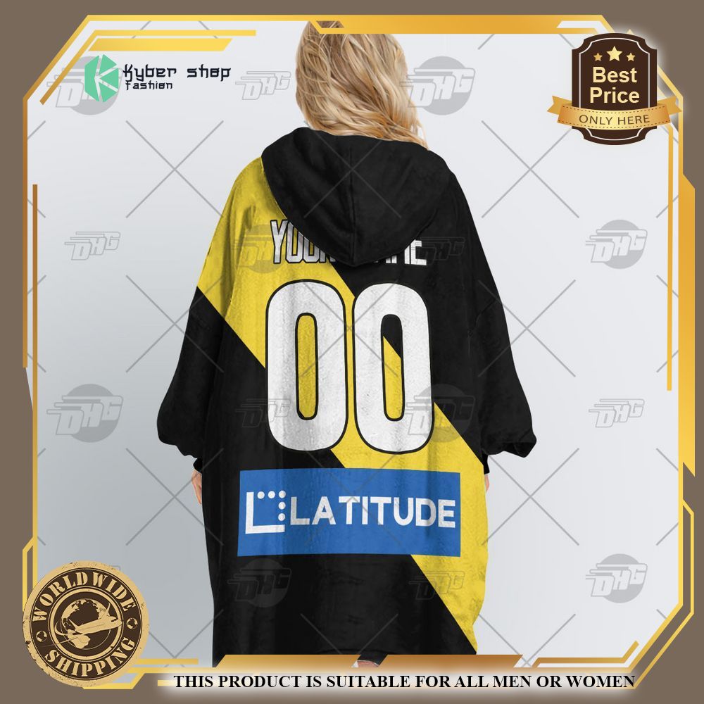 Personalized AFL Richmond Football Club Hoodie Blanket 5 personalized afl richmond football club hoodie blanket 5