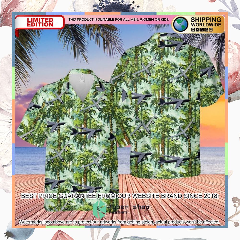 US Air Force Boeing B-52 Stratofortress green Hawaiian Shirt 3 us air force boeing b 52 stratofortress green hawaiian shirt 1 394