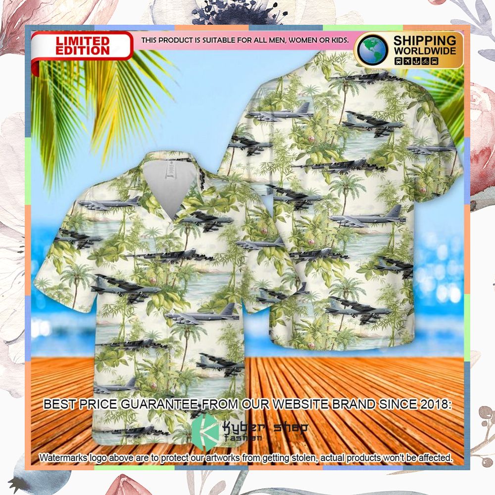 US Air Force Boeing B-52 Stratofortress tree Hawaiian Shirt 3 us air force boeing b 52 stratofortress tree hawaiian shirt 1 502