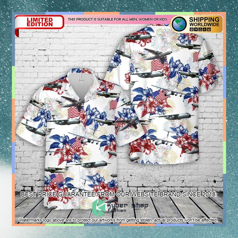 us air force hanoi taxi lockheed c 141 starlifter us flag hawaiian shirt 1 776