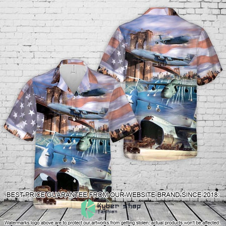 us air force lockheed c 5 galaxy hawaiian shirt 1 451