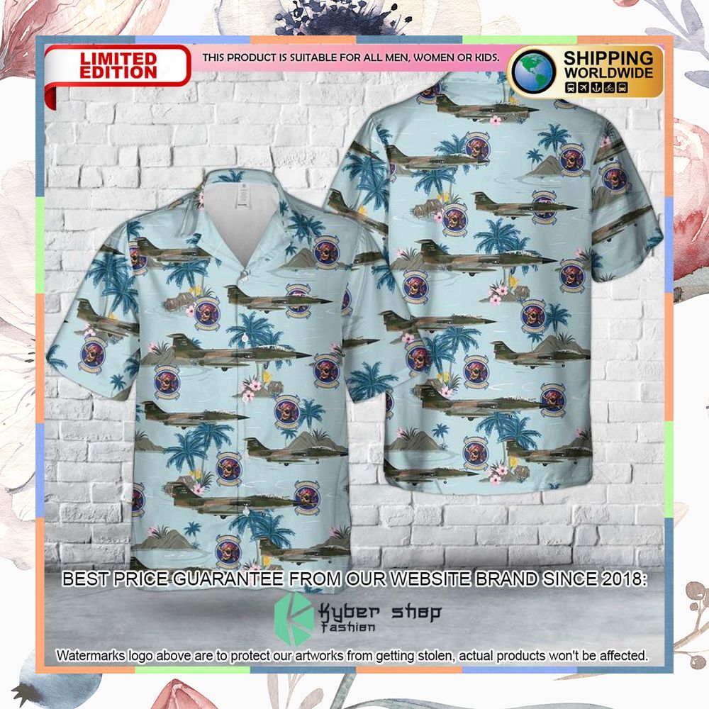 us air force puerto rico air national guard f 104d starfighter 198th tactical fighter squadron hawaiian shirt 1 247