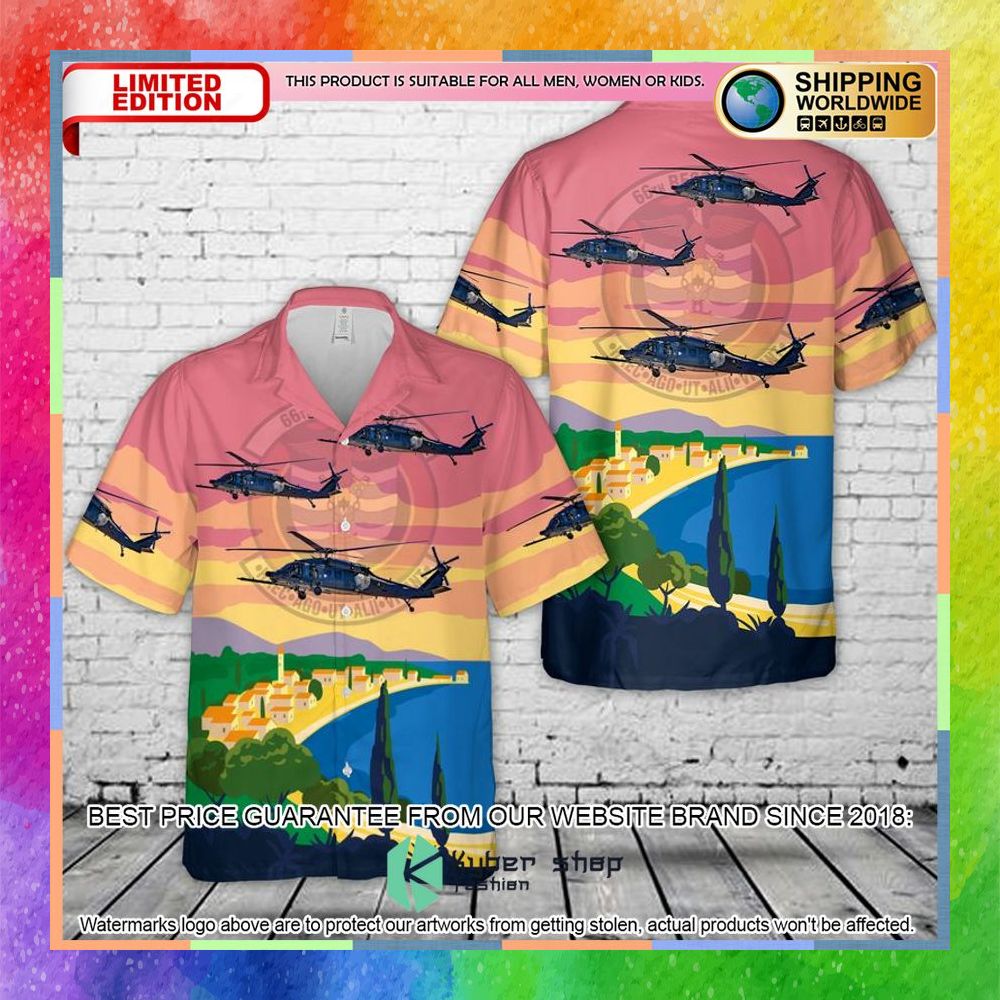 US Air Force Sikorsky HH 60G Pave Hawk 66TH Rescue Squadron Hawaiian Shirt 3 us air force sikorsky hh 60g pave hawk 66th rescue squadron hawaiian shirt 1 729