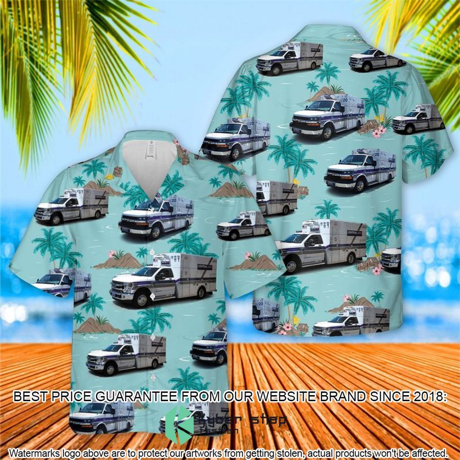 us arkansas central ems hawaiian shirt 1 734