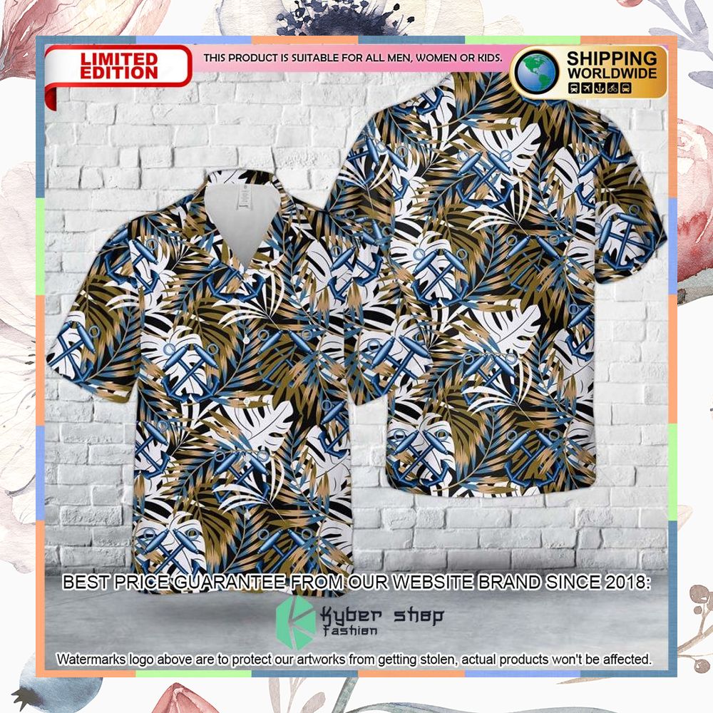 us coast guard boatswains mate bm hawaiian shirt 1 878