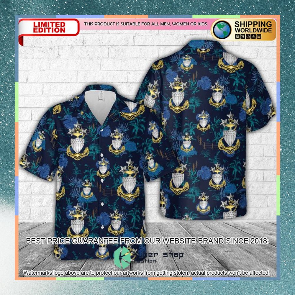 US Coast Guard Master Chief Petty Officer Hawaiian Shirt 3 us coast guard master chief petty officer hawaiian shirt 1 77