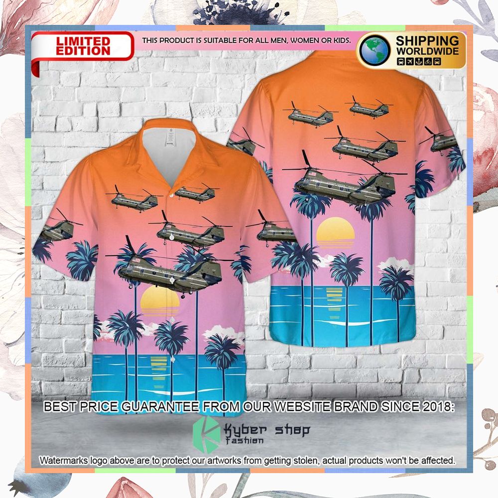 US Marine Corps Boeing Vertol CH-46E Sea Knight BuNo 157683 Of HMX-1 The Nighthawks Hawaiian Shirt 3 us marine corps boeing vertol ch 46e sea knight buno 157683 of hmx 1 the nighthawks hawaiian shirt 1 940