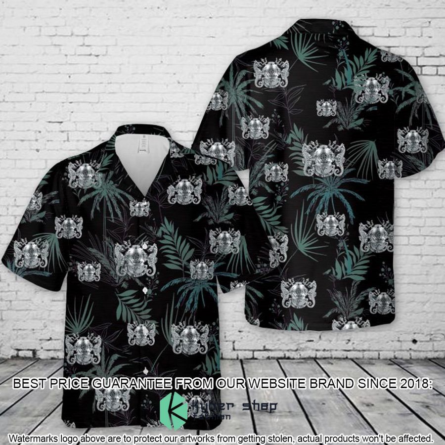 us navy diving medical technician insignia hawaiian shirt 1 330