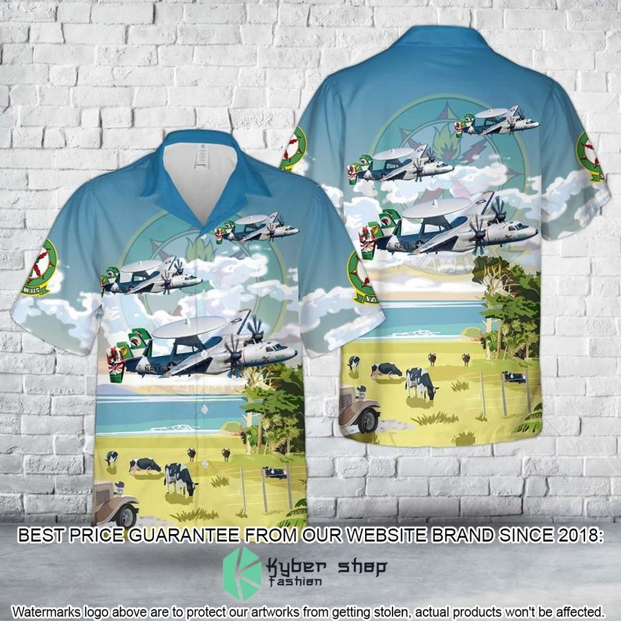 us navy e 2c hawkeye vaw 115 liberty bells hawaiian shirt 1 438