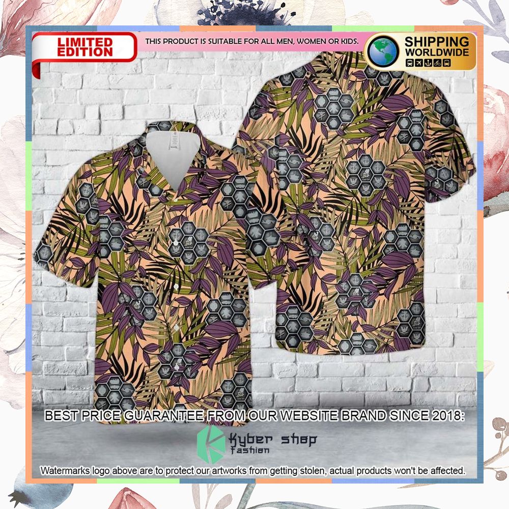 us navy seabee honycomb hawaiian shirt 1 991