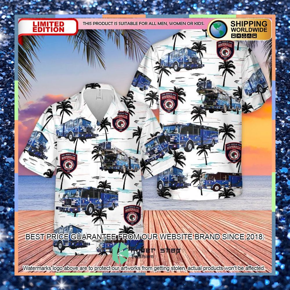us winterville fire rescue ems hawaiian shirt 1 18