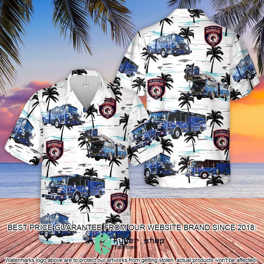us winterville fire rescue ems hawaiian shirt 1 895