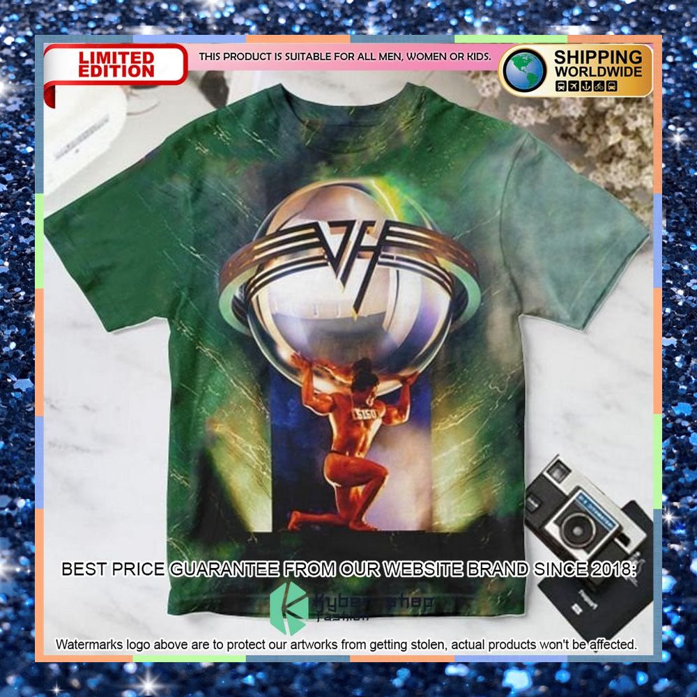 Van Halen Band 5150 Album T Shirt 5 van halen band 5150 album t shirt 1 898
