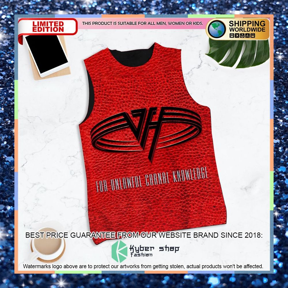Van Halen Band For Unlawful Carnal Knowledge Tank Top 3 van halen band for unlawful carnal knowledge tank top 1 585