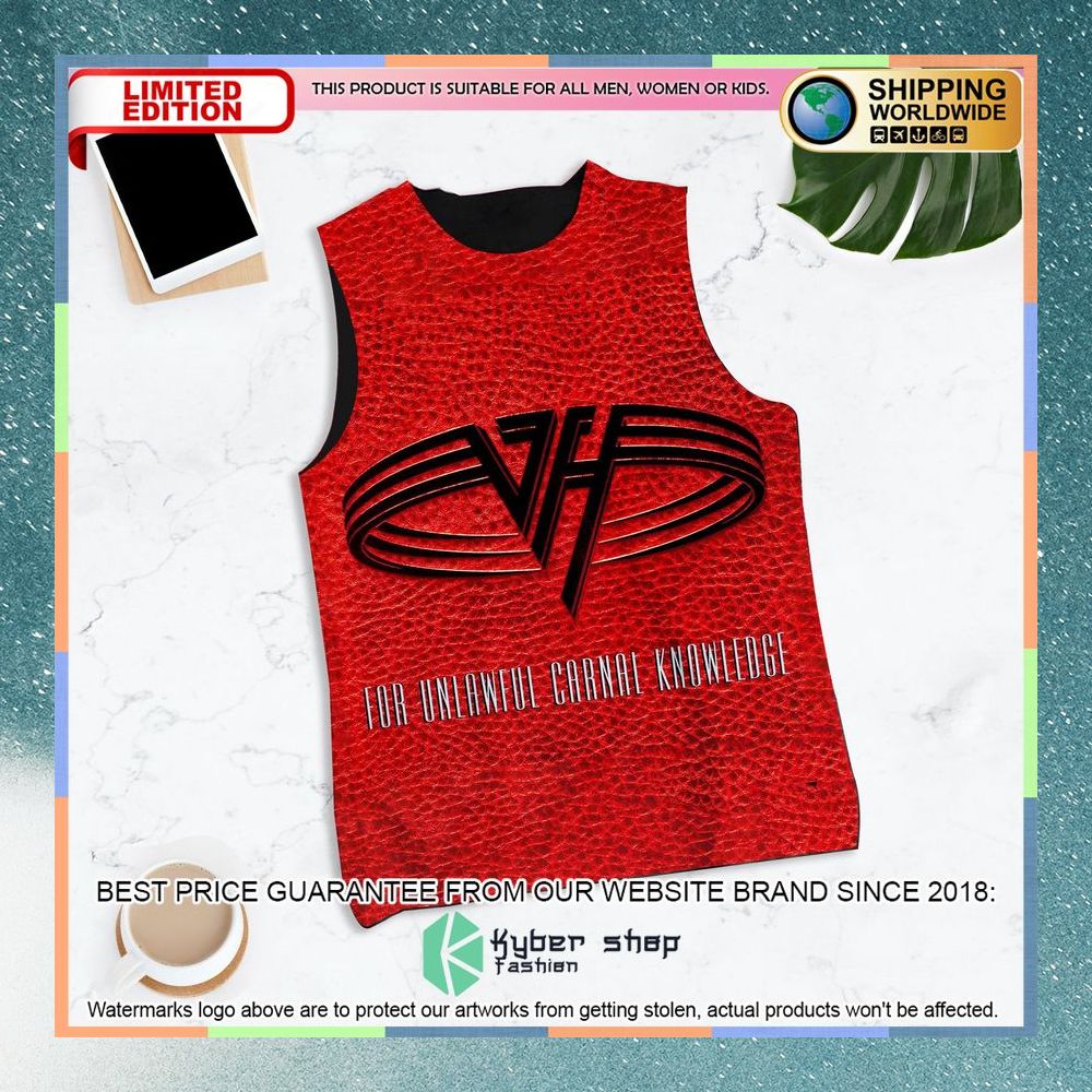van halen band for unlawful carnal knowledge tank top 1 841