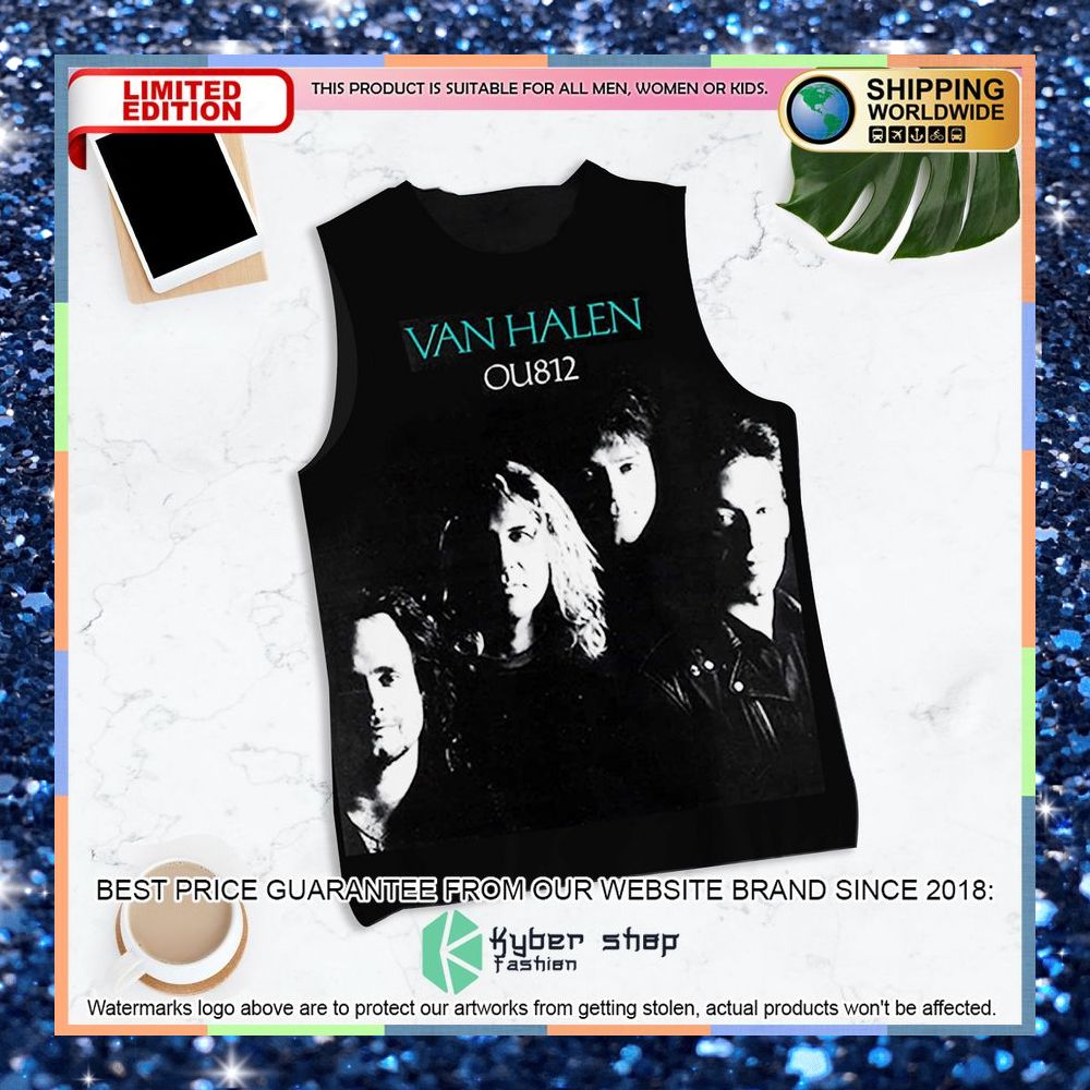 Van Halen Band OU812 Tank Top 3 van halen band ou812 tank top 1 310