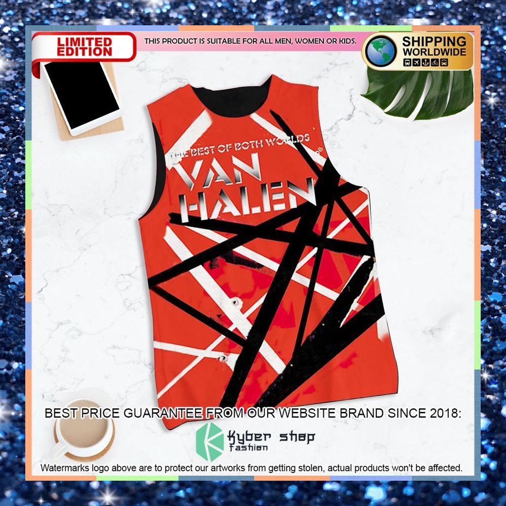 Van Halen Band The Best Of Both Worlds Tank Top 3 van halen band the best of both worlds tank top 1 505