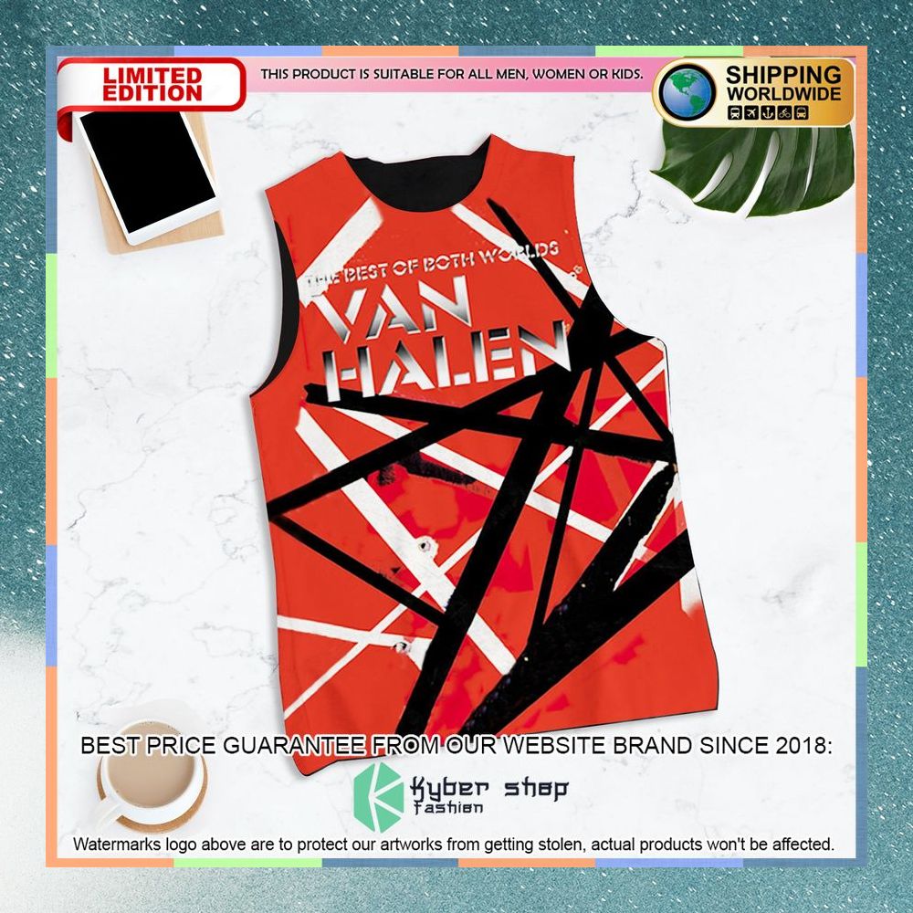 van halen band the best of both worlds tank top 1 911