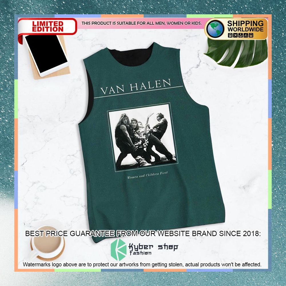 van halen band women and children first tank top 1 144