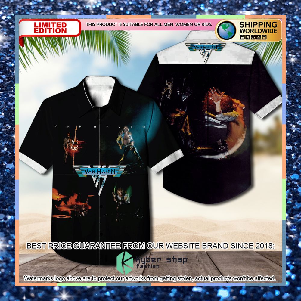 Van Halen First Album Hawaiian Shirt 3 van halen first album hawaiian shirt 1 683
