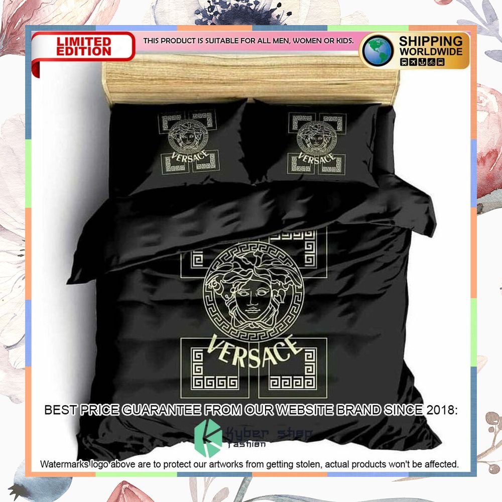 Versace 5 Pieces Bedding Comforter Set 3 versace 5 pieces bedding comforter set 1 377