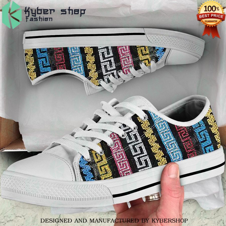 versace greek low top canvas shoes 1 43