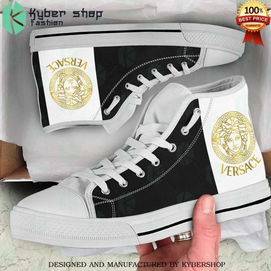 versace luxury brand high top canvas shoes 1 957