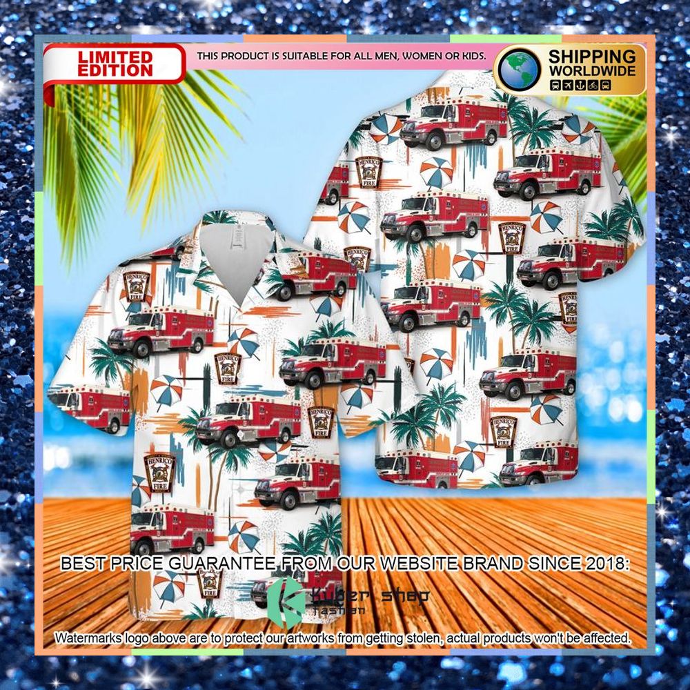 virginia henrico county ems hawaiian shirt 1 112