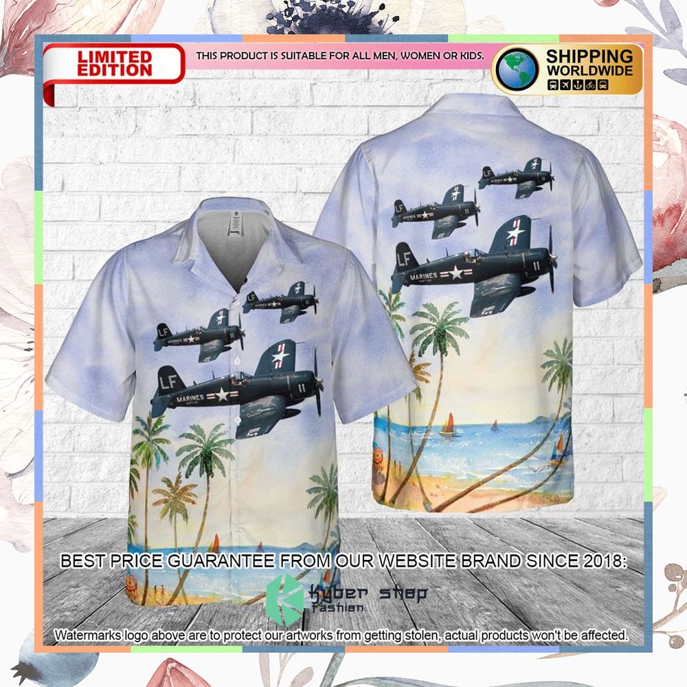 vought f4u corsair pocket hawaiian shirt 1 653