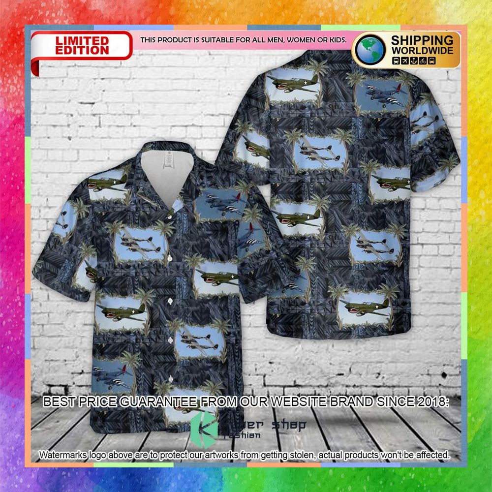 Warbirds WWII Planes Hawaiian Shirt 3 warbirds wwii planes hawaiian shirt 1 397
