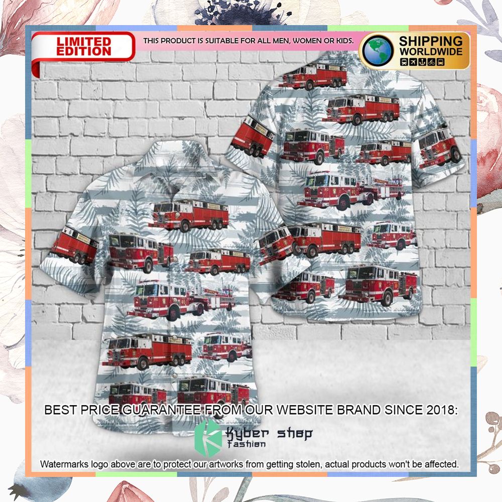 Washington D.C. Fire Department Hawaiian Shirt 3 washington d c fire department hawaiian shirt 1 378