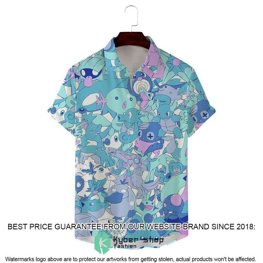 water pokemon blue hawaiian shirt 2 531