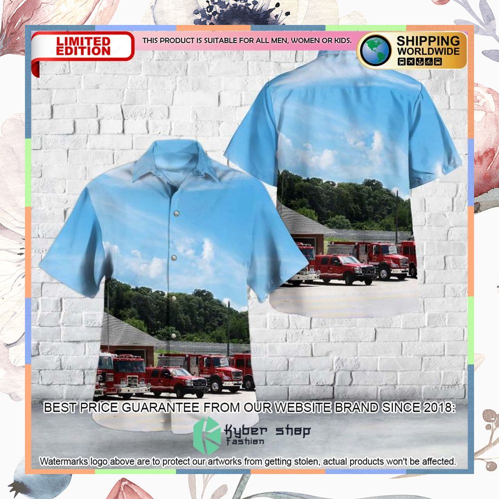waynesville north carolina junaluska fire department hawaiian shirt 1 451