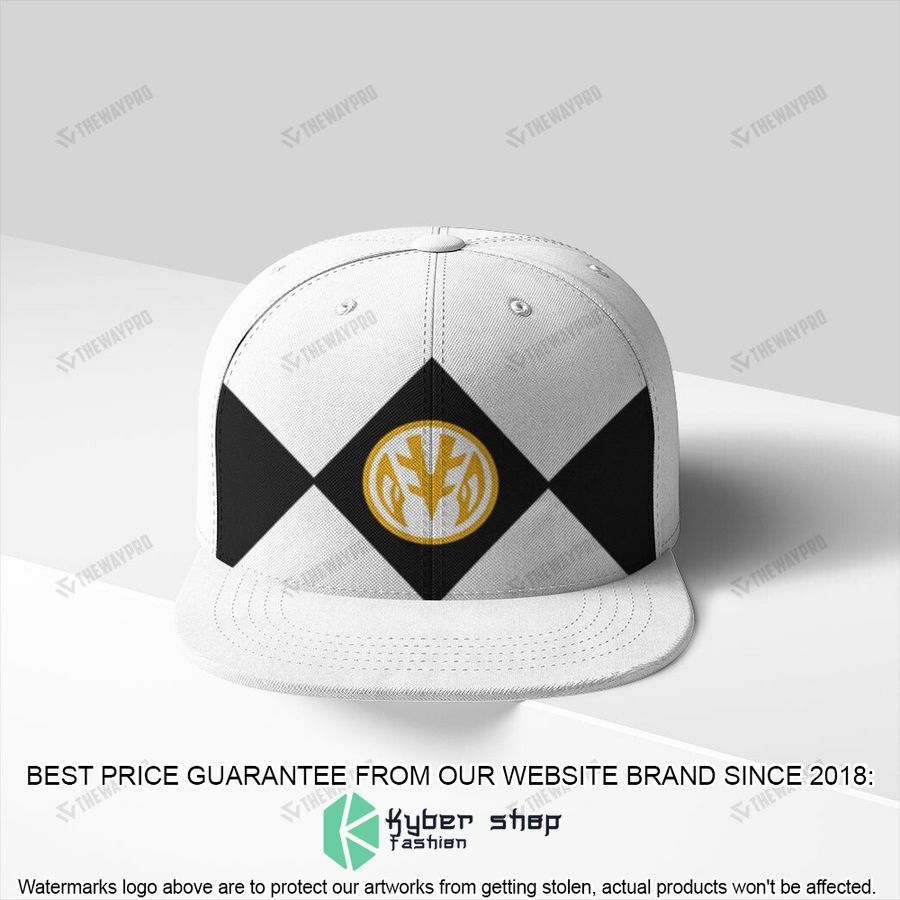 white ranger snapback cap 2 477