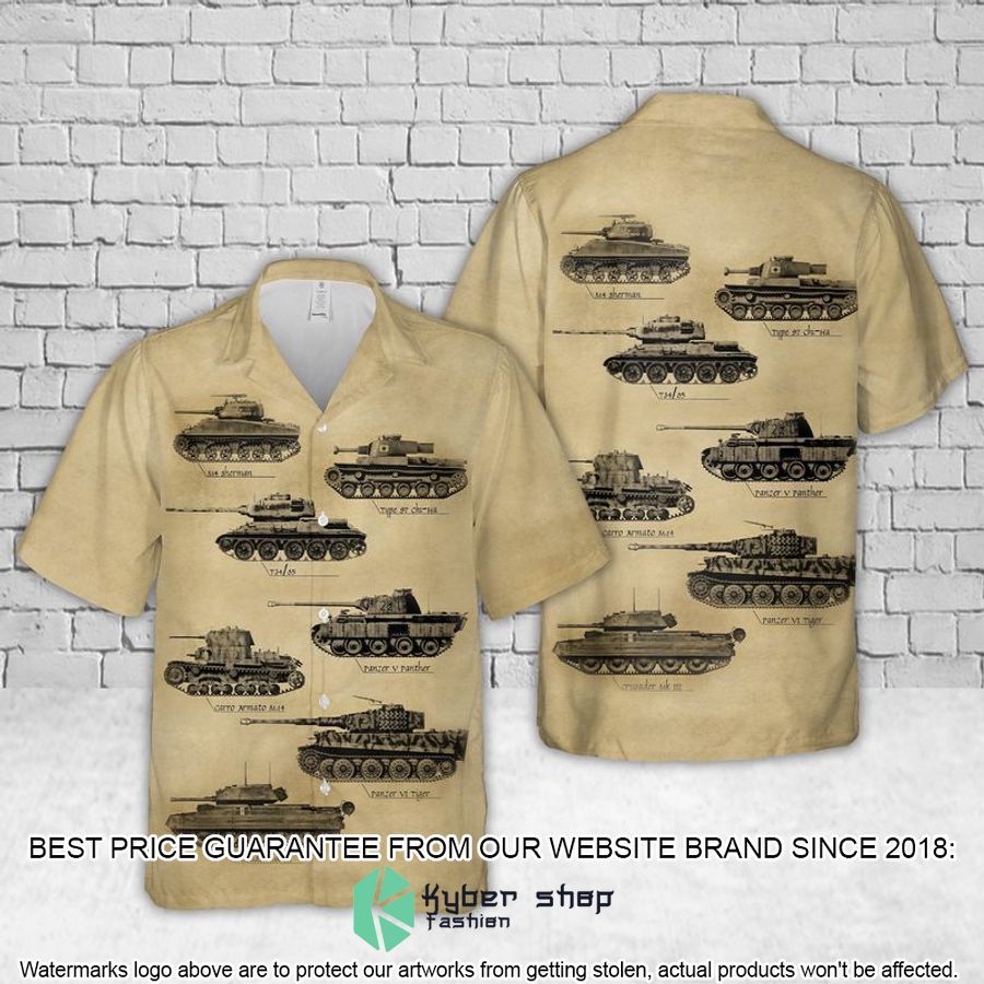 wwii tanks hawaiian shirt 1 176