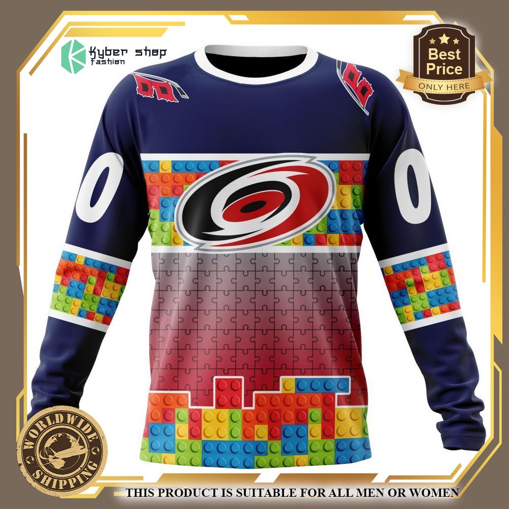 Personalized Carolina Hurricanes Autism Awareness Shirt, Hoodie 6 personalized carolina hurricanes autism awareness shirt hoodie 6