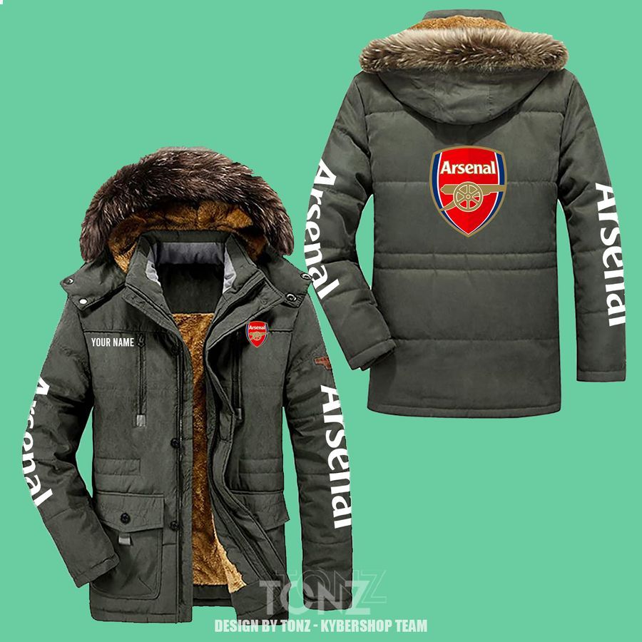 arsenal custom parka jacket 2 834
