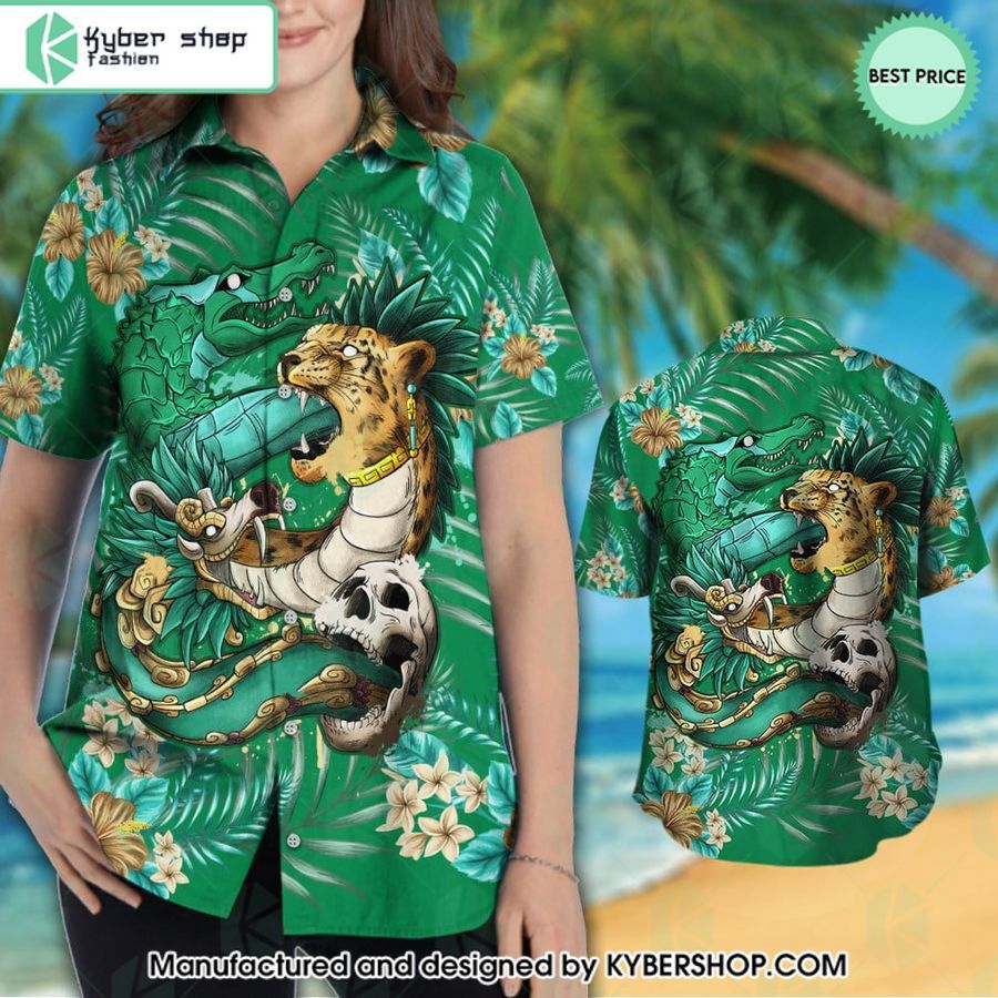 Aztec Animals Mayan Hawaiian Shirt 3 aztec animals mayan hawaiian shirt 3 562