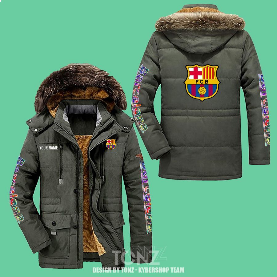 barcelona fc custom parka jacket 2 582