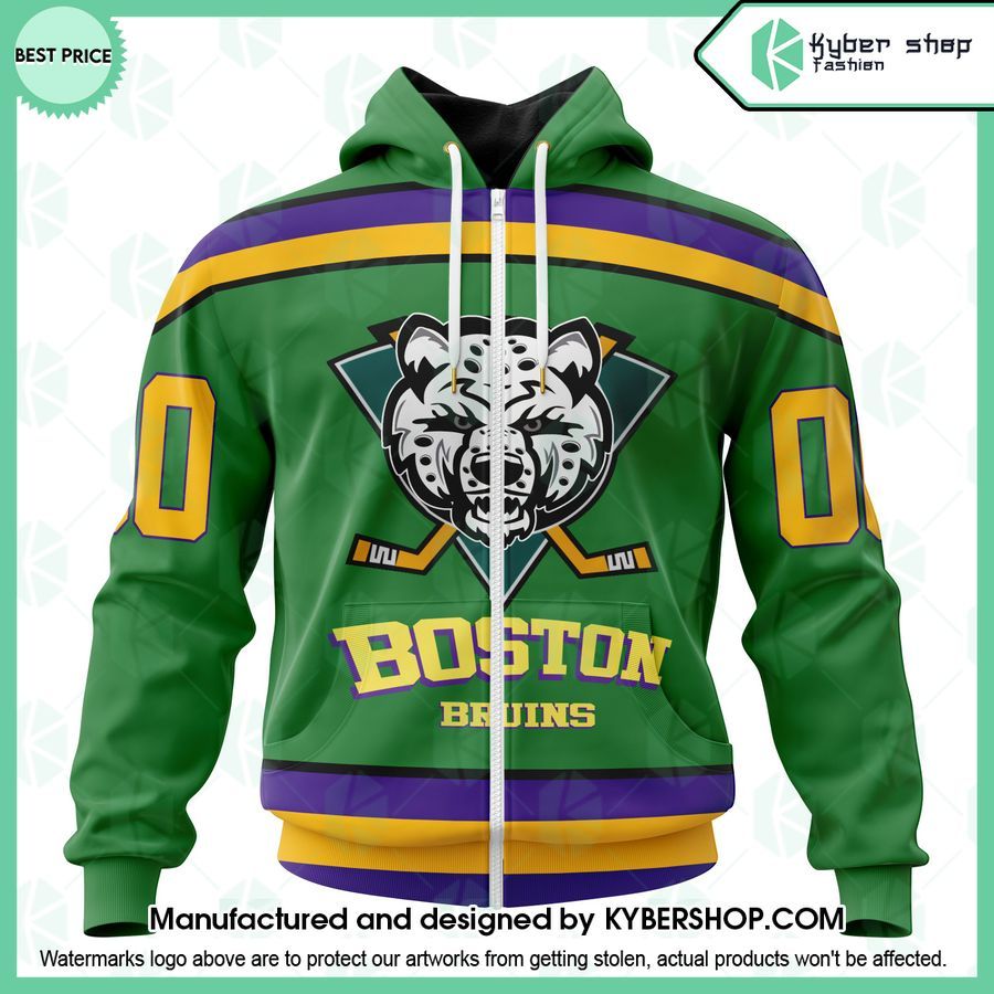 boston bruins design x the mighty ducks custom hoodie 2 115