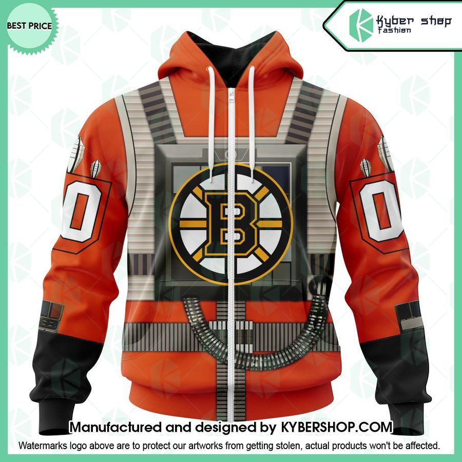 boston bruins star wars rebel pilot design custom hoodie 2 700
